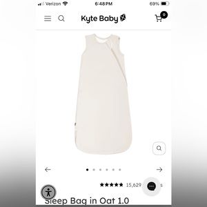 KYTE baby sleep sack 1.0 tog, small